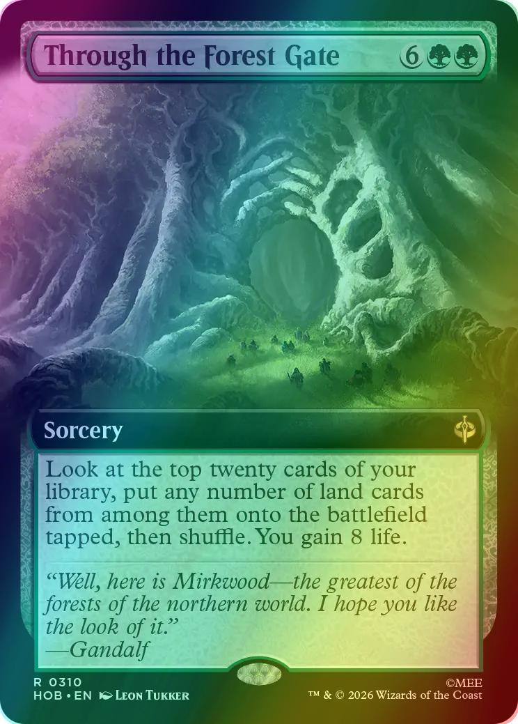 Through the Forest Gate [310] [Extended Art] [The Hobbit] [Foil]