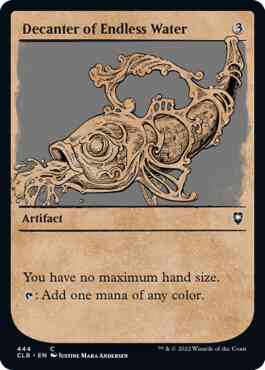 Decanter of Endless Water [444] [Rulebook Showcase] [Commander Legends: Battle for Baldur's Gate] [Non-Foil]