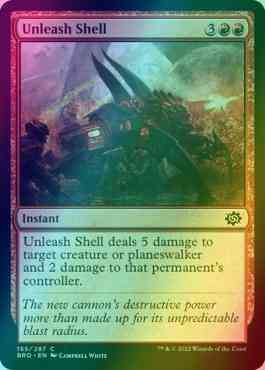 Unleash Shell [155] [The Brothers' War] [Foil]