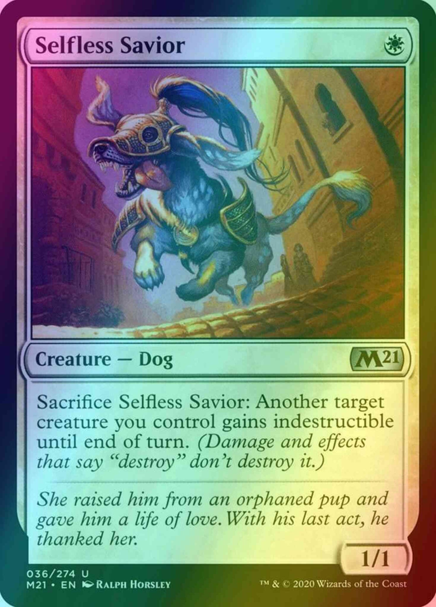 Selfless Savior [36] [Core Set 2021] [Foil]