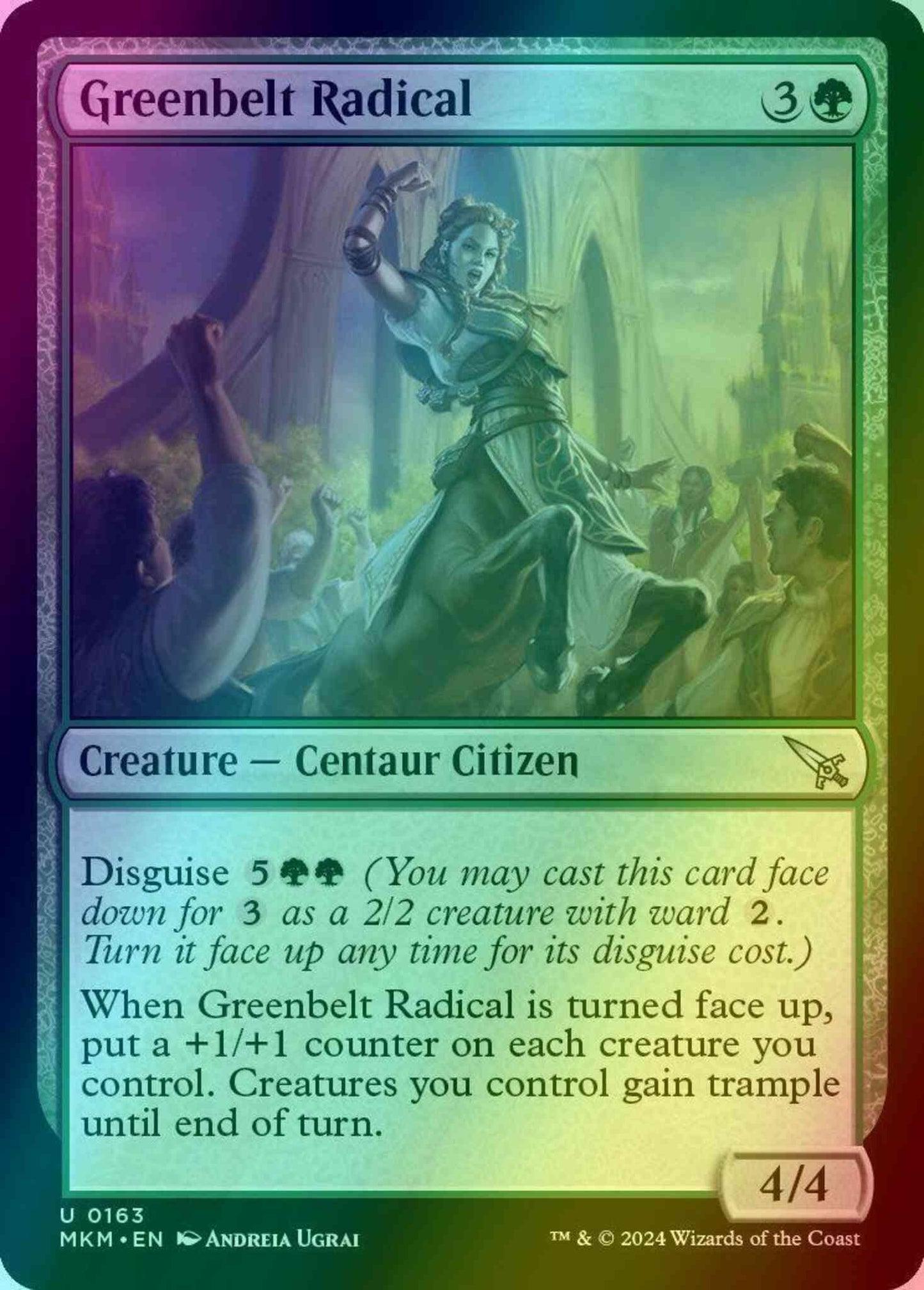 Greenbelt Radical [163] [Murders at Karlov Manor] [Foil]