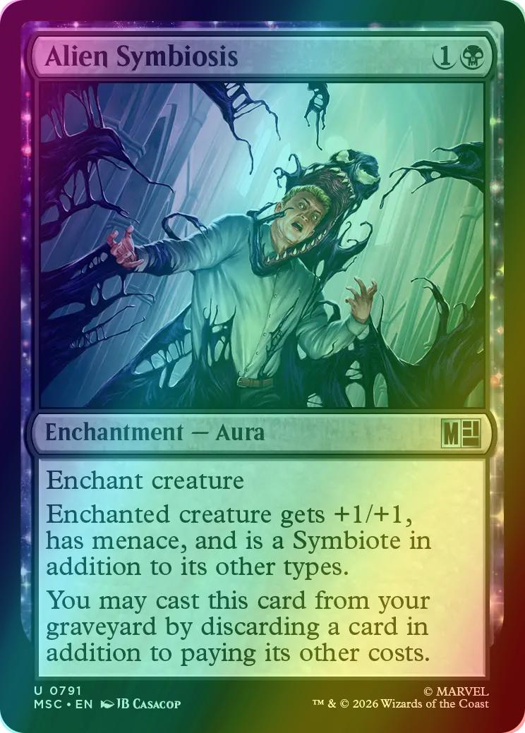 Alien Symbiosis [791] [Jumpstart] [Marvel Super Heroes: Commander] [Foil]