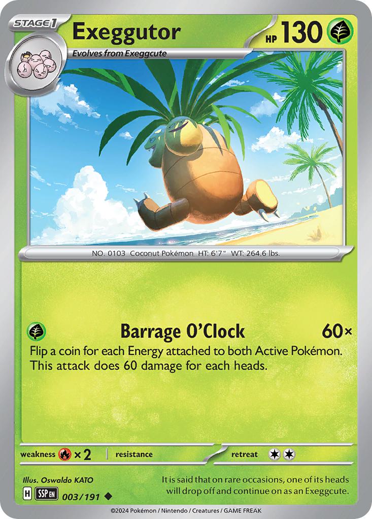 Exeggutor - 003/191 - Uncommon [sv08-003] [Non-Holo]