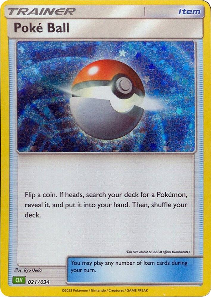 Poké Ball - 021/034 - Promo - CLV [tcgc-CLV021] [Holo]