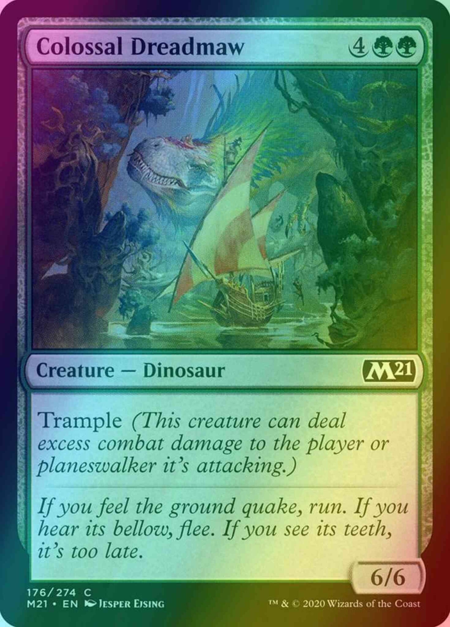 Colossal Dreadmaw [176] [Core Set 2021] [Foil]