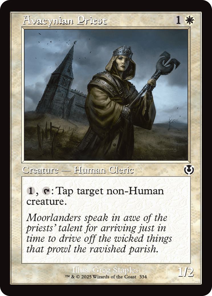 Avacynian Priest [334] [Retro Frame] [Innistrad Remastered] [Non-Foil]