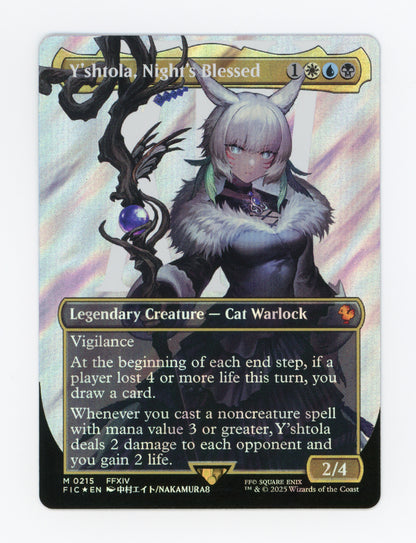 Y'shtola, Night's Blessed — Borderless|Character|Surge Foil — ID 19396