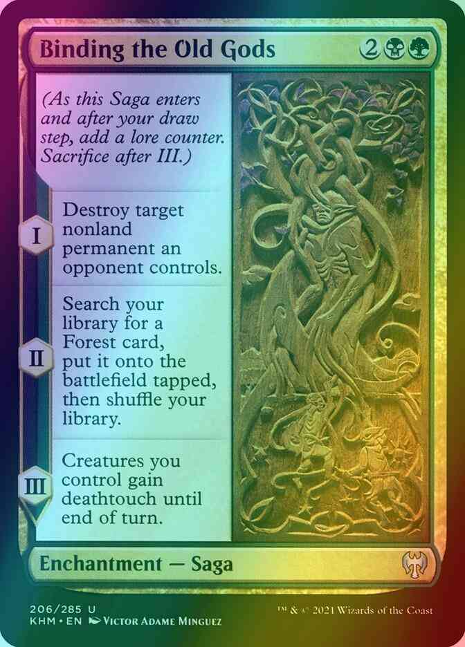 Binding the Old Gods [206] [Kaldheim] [Foil]