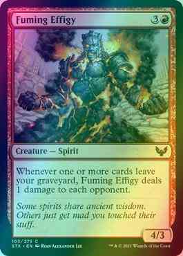 Fuming Effigy [103] [Strixhaven: School of Mages] [Foil]