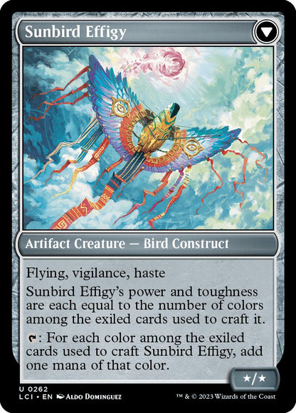 Sunbird Standard // Sunbird Effigy [262] [The Lost Caverns of Ixalan] [Non-Foil]