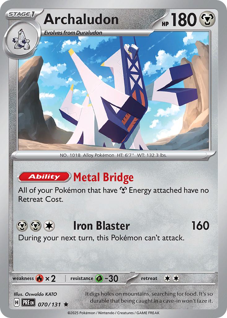 Archaludon - 070/131 - Rare [sv085-070] [Holo]