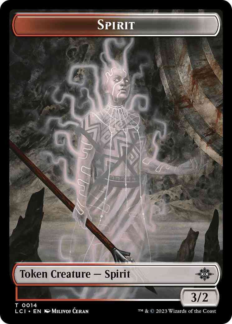 Spirit Token [14] [The Lost Caverns of Ixalan: Tokens] [Non-Foil]