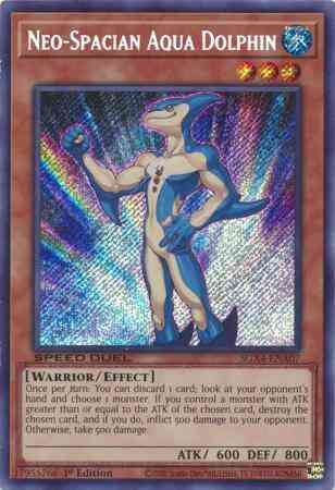 Neo-Spacian Aqua Dolphin - SGX4-ENA07 - Secret Rare - 1st Edition