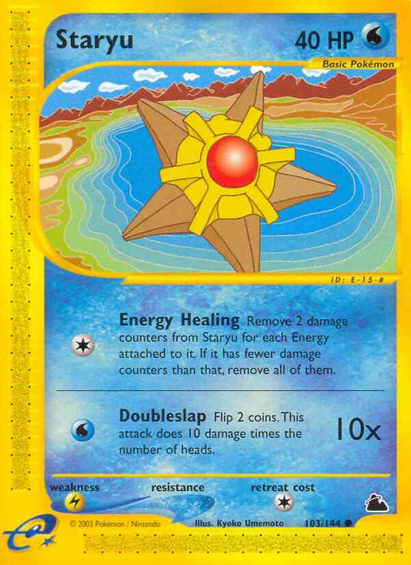 Staryu - 103/144 - Common [ecard3-103] [Non-Holo]