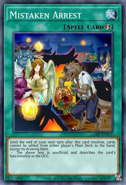 Mistaken Arrest - CORE-EN065 - Secret Rare - 1st Edition