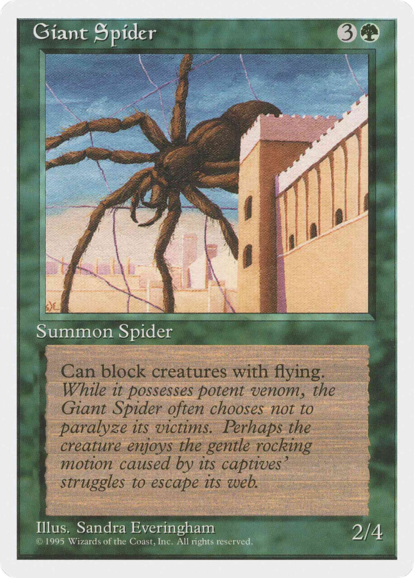 Giant Spider [249] [Alternate Fourth Edition] [Non-Foil]
