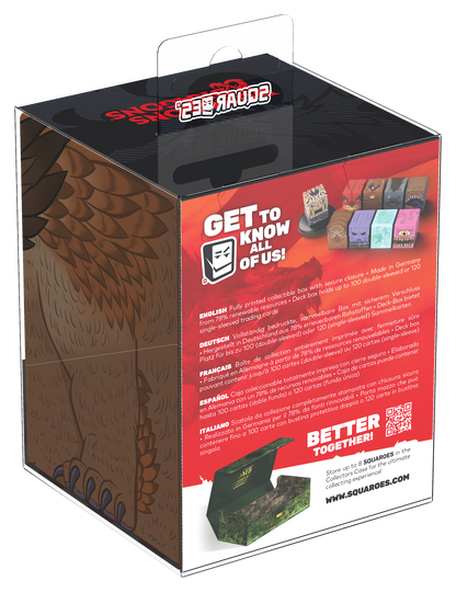 Ultimate Guard Squaroes Deck Box - 100 - Dungeons And Dragons - Owlbear