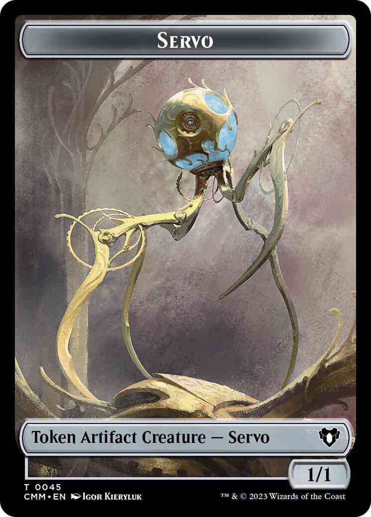 Servo Token (45) // Zombie Token (13) [Commander Masters: Tokens] [Non-Foil]