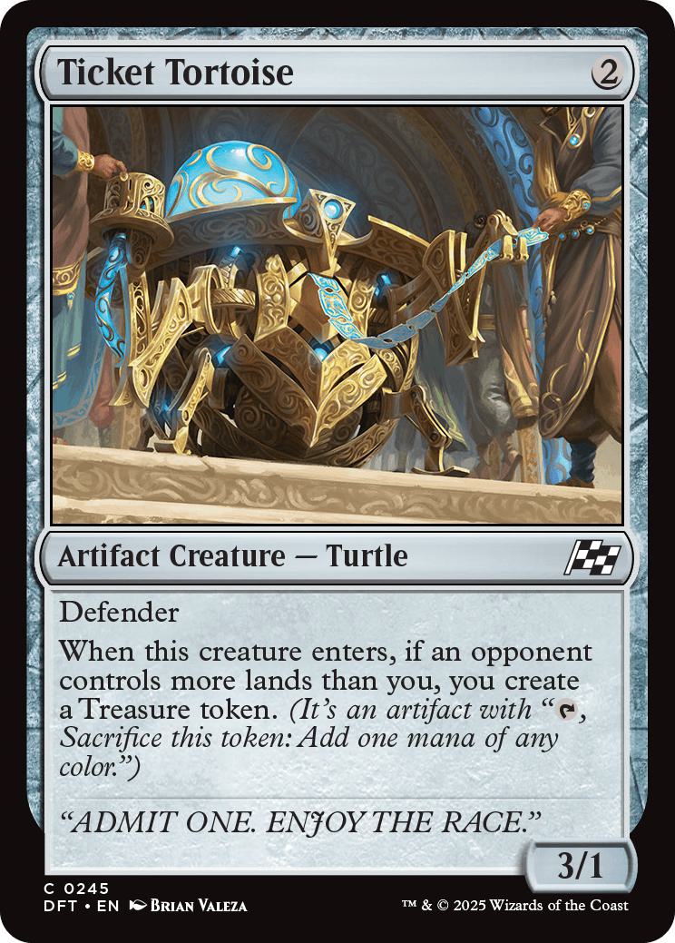 Ticket Tortoise [245] [Aetherdrift] [Foil]