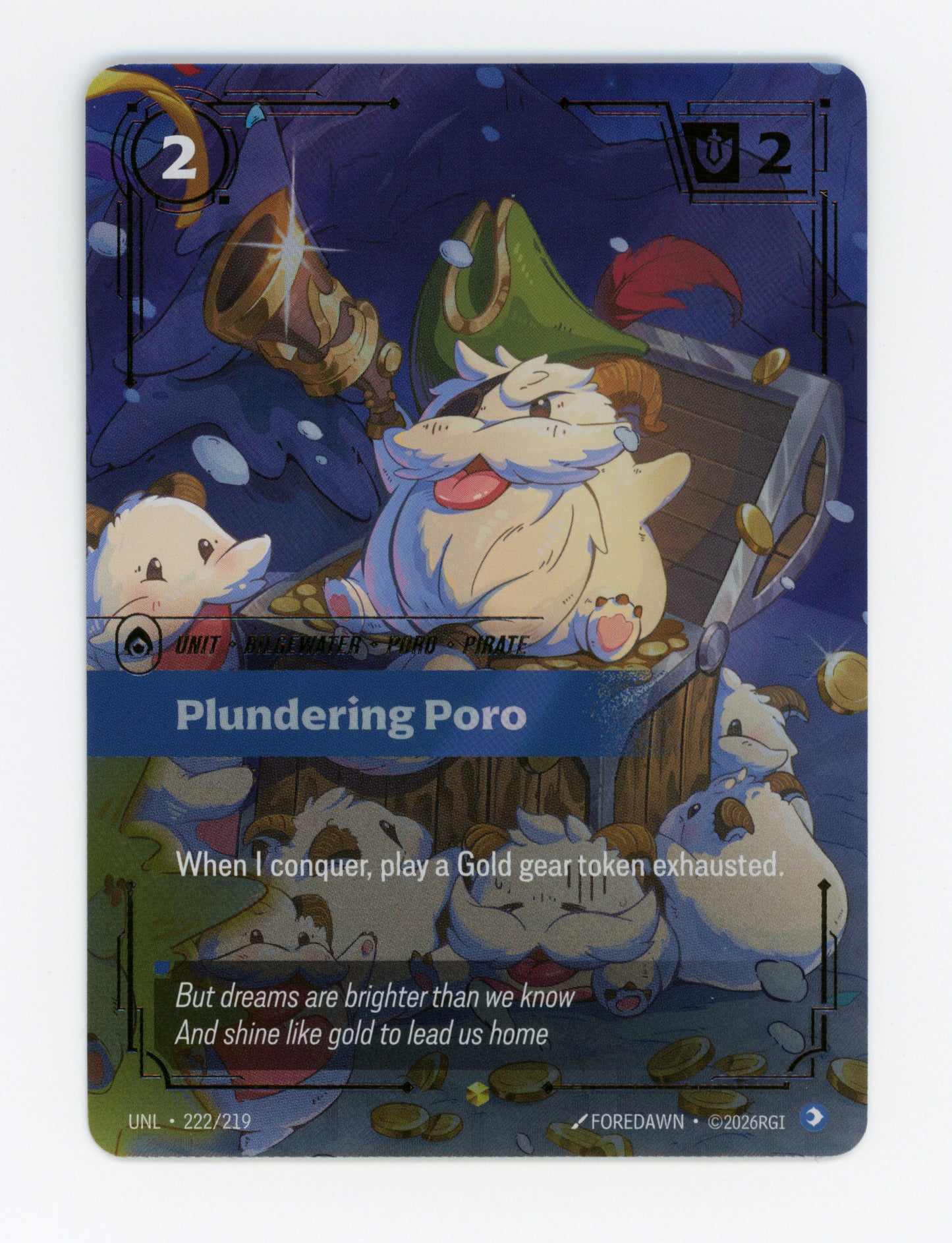 Plundering Poro — Overnumbered|Foil — ID 19223