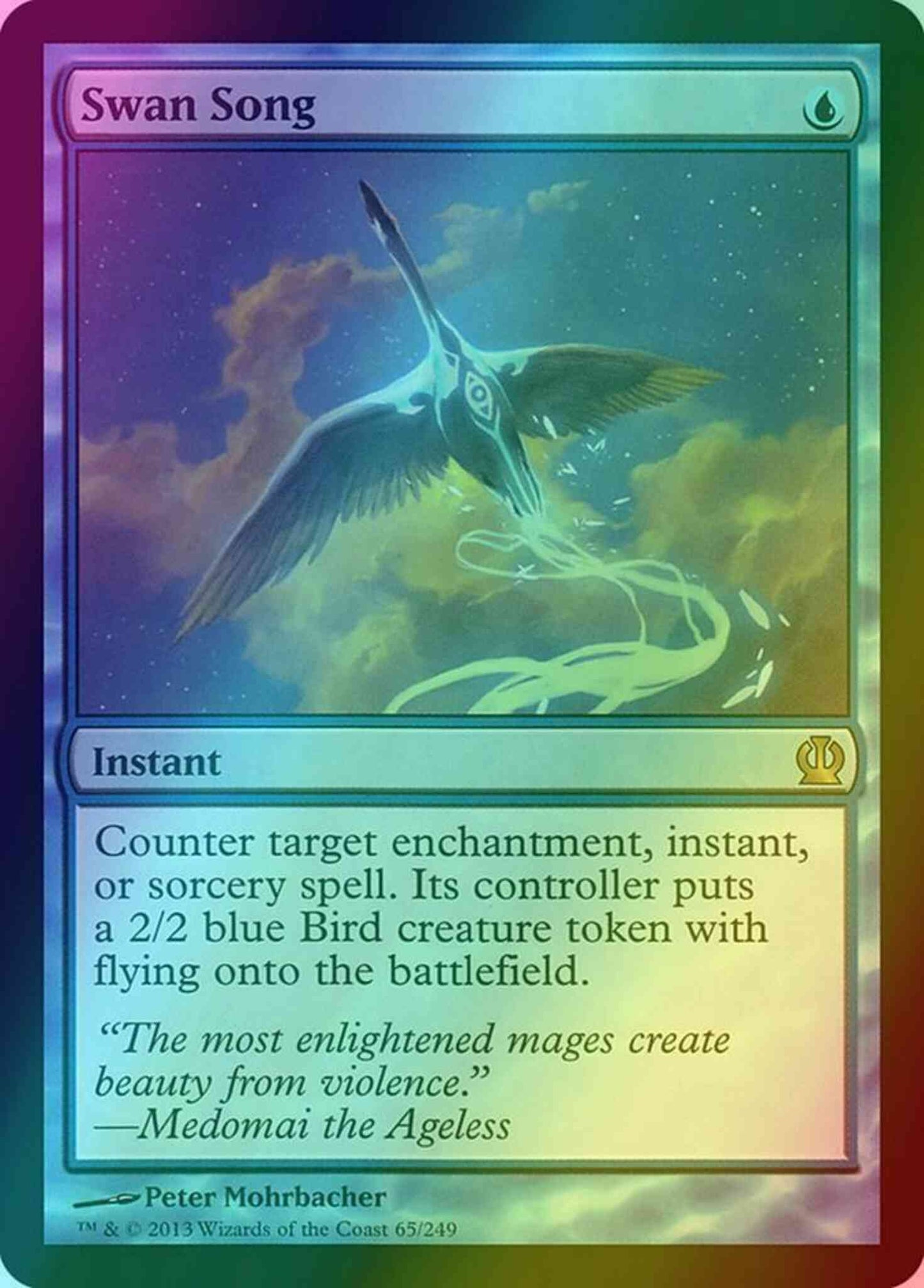 Swan Song [65] [Theros] [Foil]