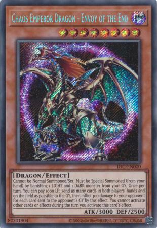 Chaos Emperor Dragon - Envoy of the End - 25th Anniversary - IOC-EN000 - Secret Rare - Unlimited