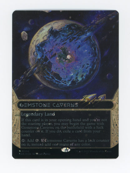 Gemstone Caverns — Borderless|Galaxy Foil — ID 21111