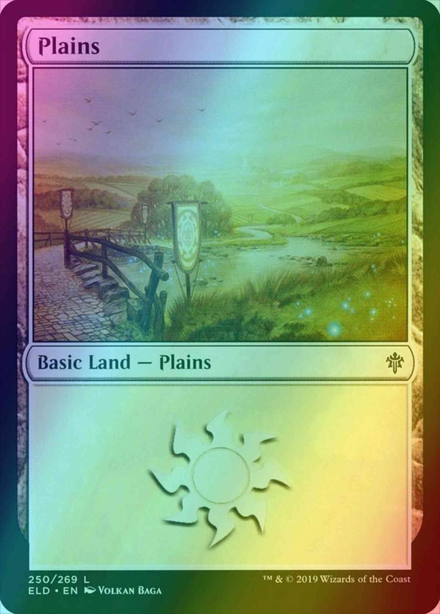 Plains [250] [Throne of Eldraine] [Foil]