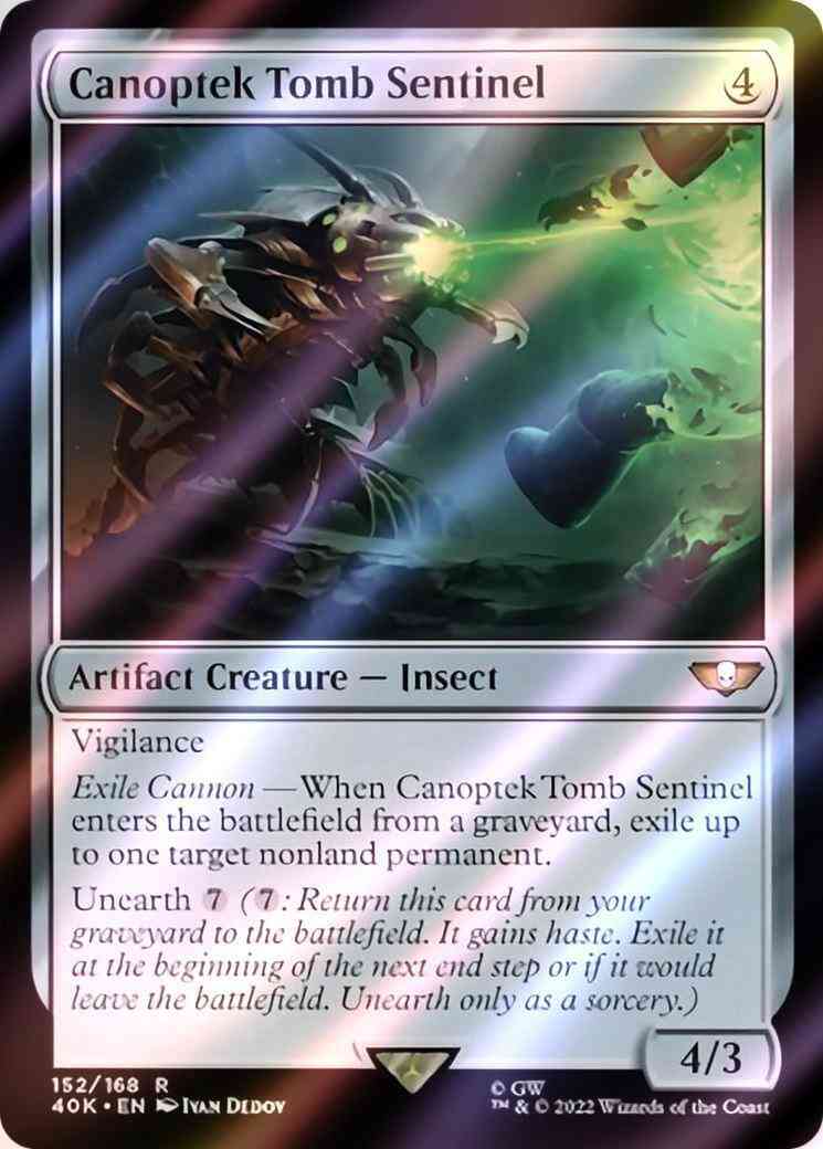 Canoptek Tomb Sentinel [152] [Universes Beyond: Warhammer 40,000] [Surge Foil]