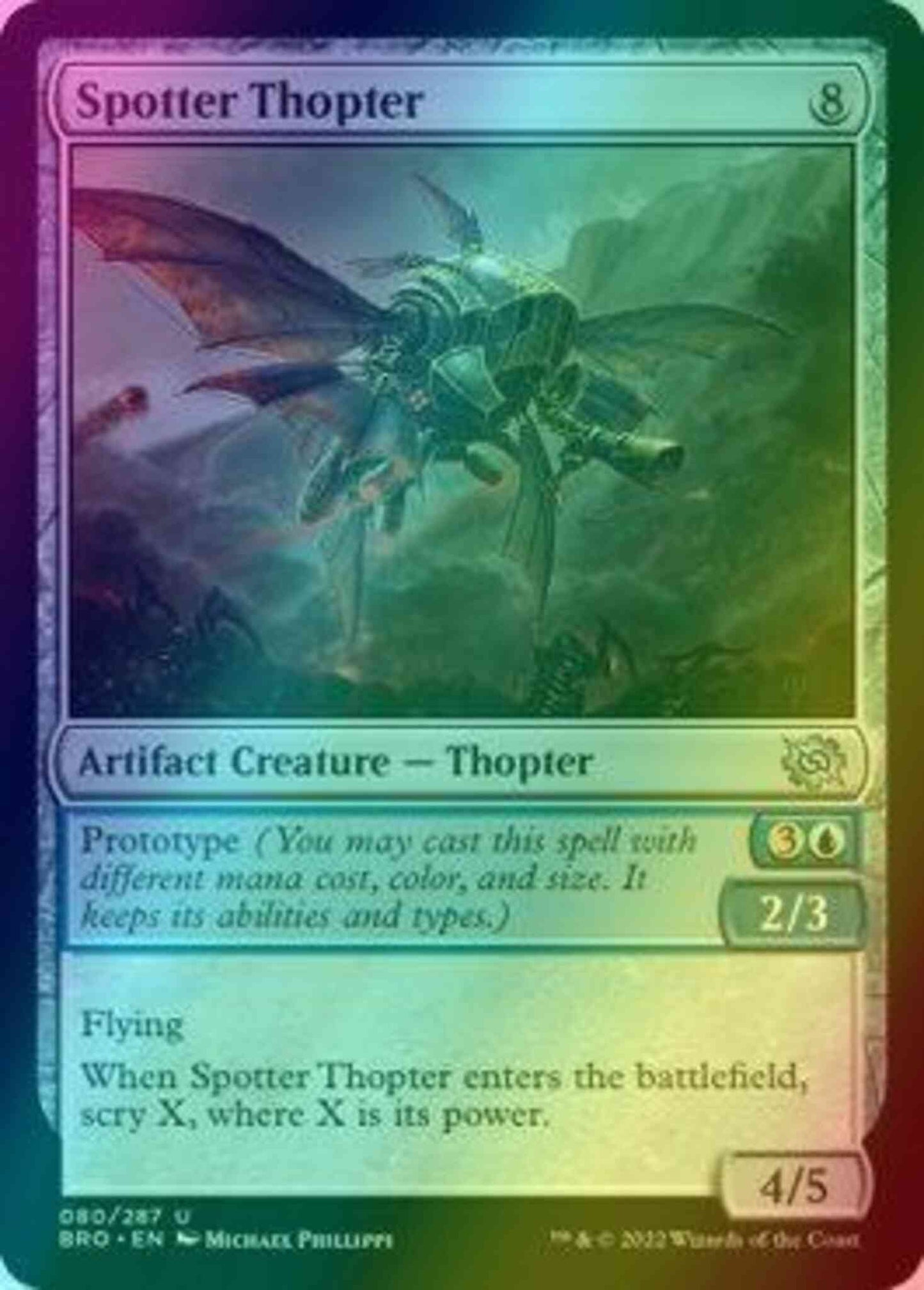Spotter Thopter [80] [The Brothers' War] [Foil]