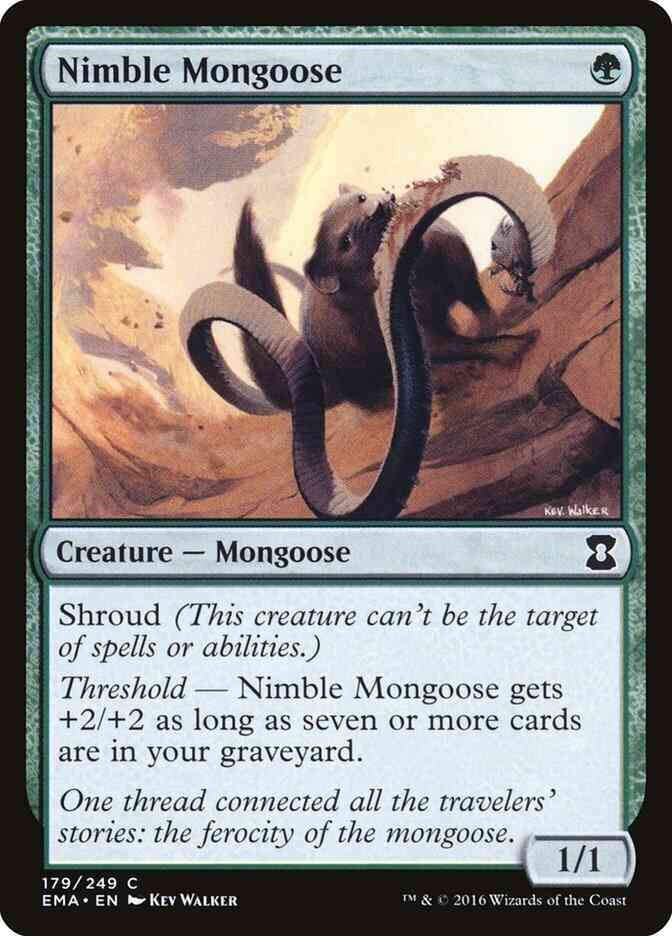 Nimble Mongoose [179] [Eternal Masters] [Non-Foil]