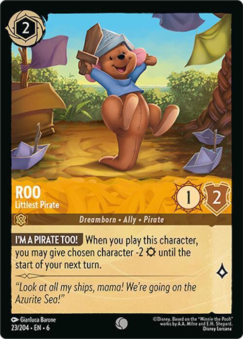 Roo - Littlest Pirate - 23/204 [Azurite Sea] [Non-Foil]