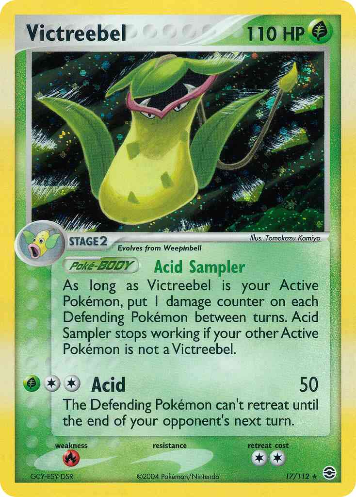 Victreebel - 17/112 - Rare Holo [ex6-17] [Reverse Holo]