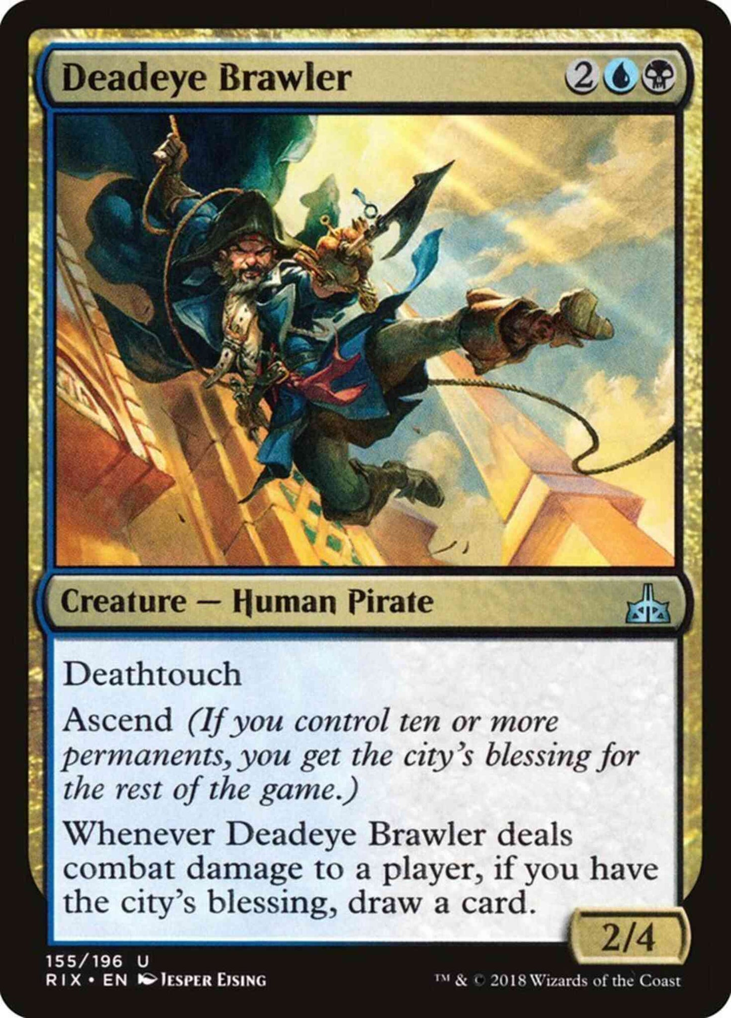 Deadeye Brawler [155] [Rivals of Ixalan] [Non-Foil]