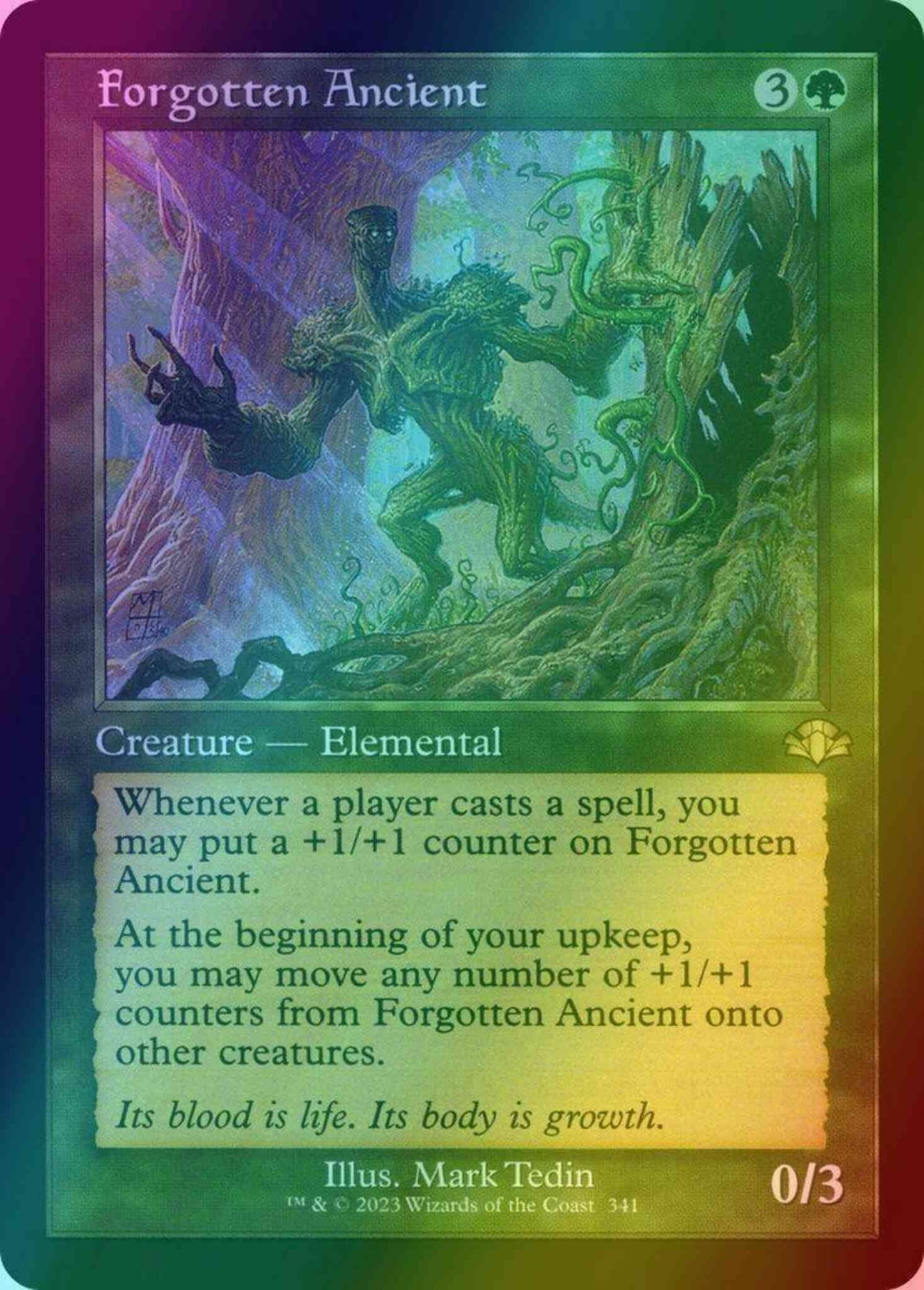 Forgotten Ancient [341] [Retro Frame] [Dominaria Remastered] [Foil]