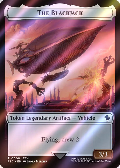 The Blackjack Token (08) // The Monarch Token (11) [FINAL FANTASY: Commander: Tokens] [Surge Foil]