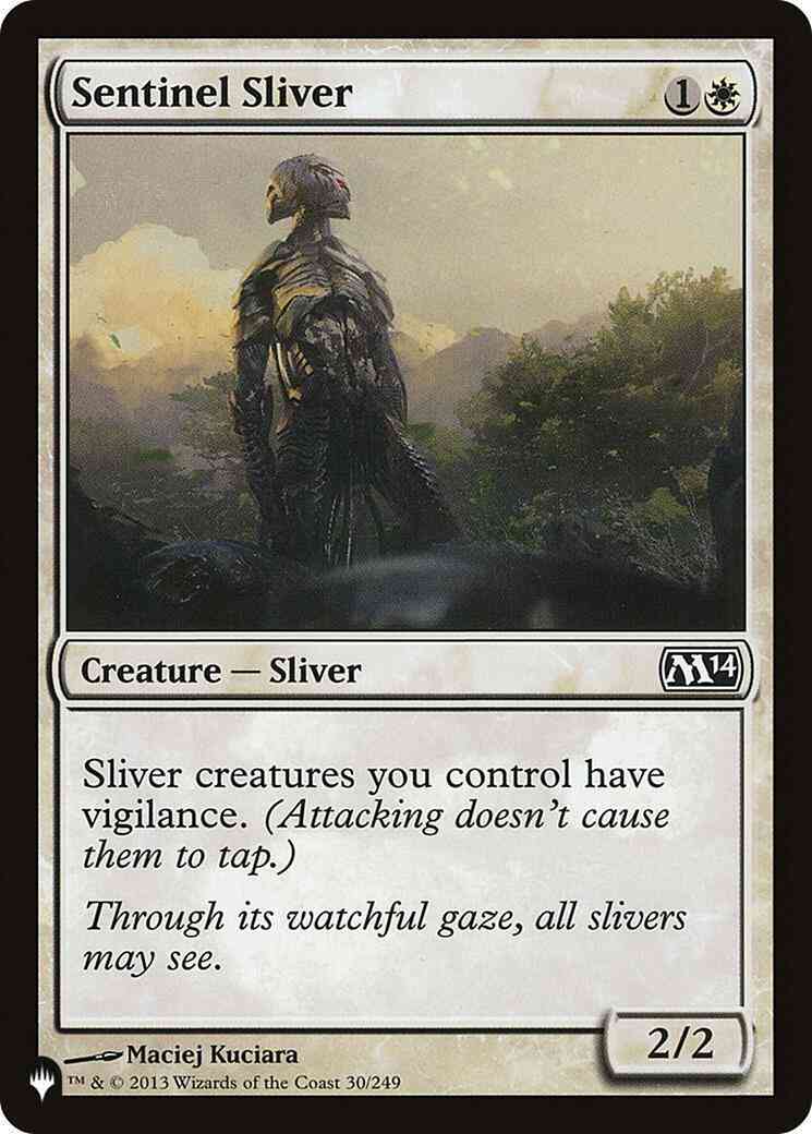 Sentinel Sliver [M14-30] [The List] [Non-Foil]