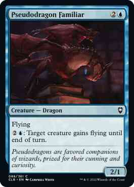Pseudodragon Familiar [88] [Commander Legends: Battle for Baldur's Gate] [Non-Foil]