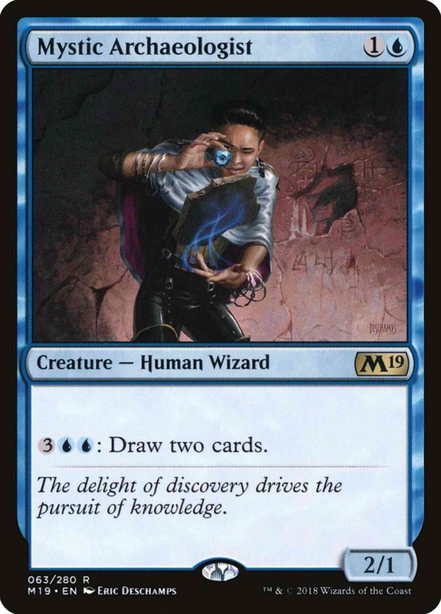 Mystic Archaeologist [63] [Core Set 2019] [Non-Foil]
