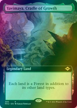Yavimaya, Cradle of Growth [480] [Extended Art] [Modern Horizons 2] [Foil]