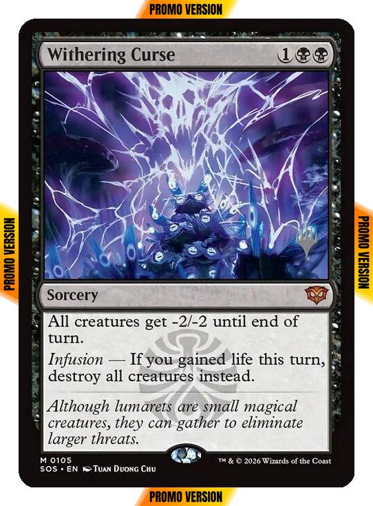 Withering Curse [105p] [Promo Pack] [Secrets of Strixhaven Promos] [Non-Foil]
