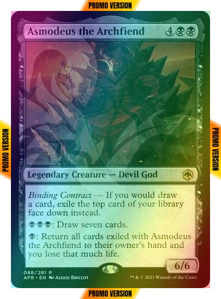 Asmodeus the Archfiend [88x] [Ampersand] [Adventures in the Forgotten Realms Promos] [Foil]
