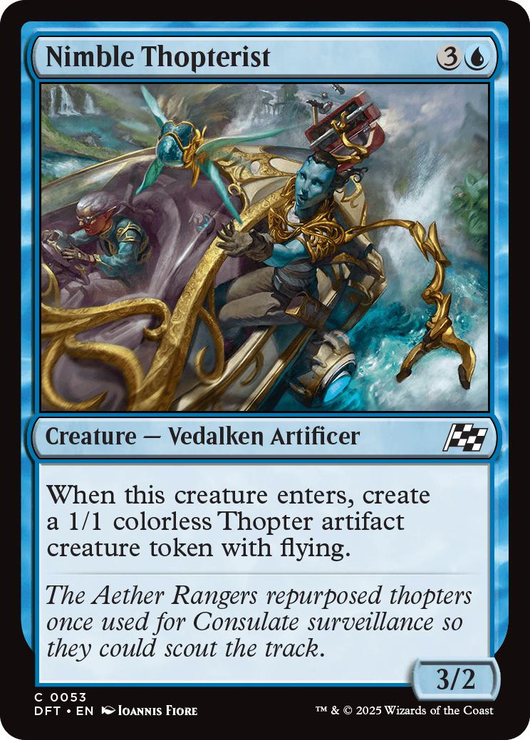 Nimble Thopterist [53] [Aetherdrift] [Non-Foil]