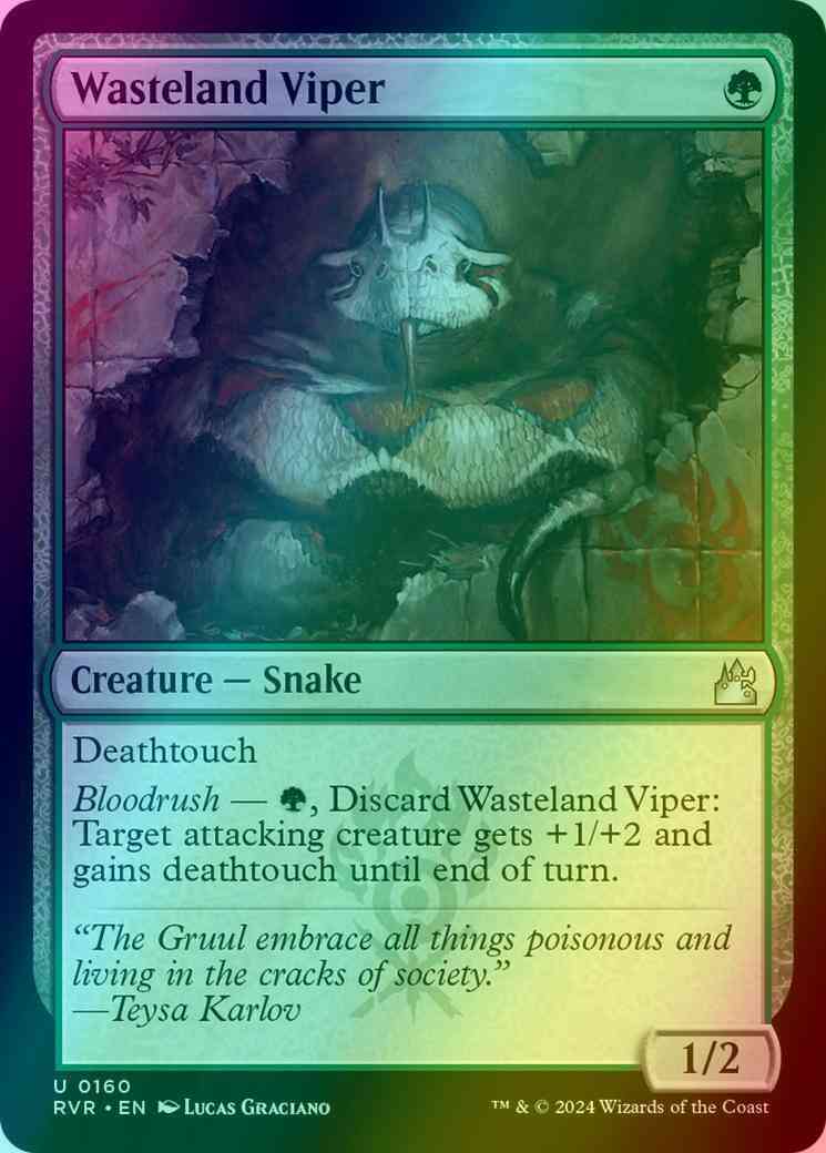 Wasteland Viper [160] [Ravnica Remastered] [Foil]