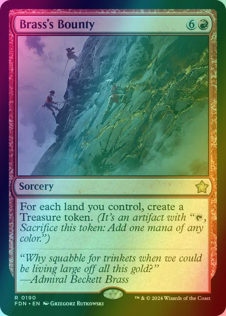 Brass's Bounty [190] [Foundations] [Foil]
