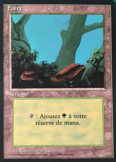 Forest - French [Rocks] [304] [Foreign Black Border: French] [Non-Foil]