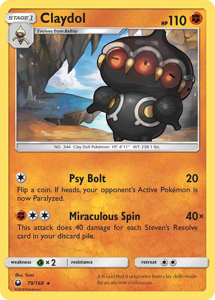 Claydol - 79/168 - Rare [sm7-79] [Reverse Holo]