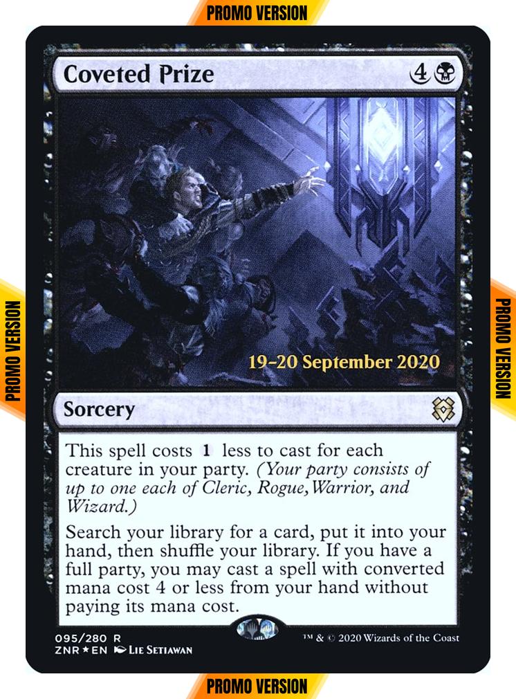 Coveted Prize [Prerelease] [95s] [Zendikar Rising Promos] [Foil]
