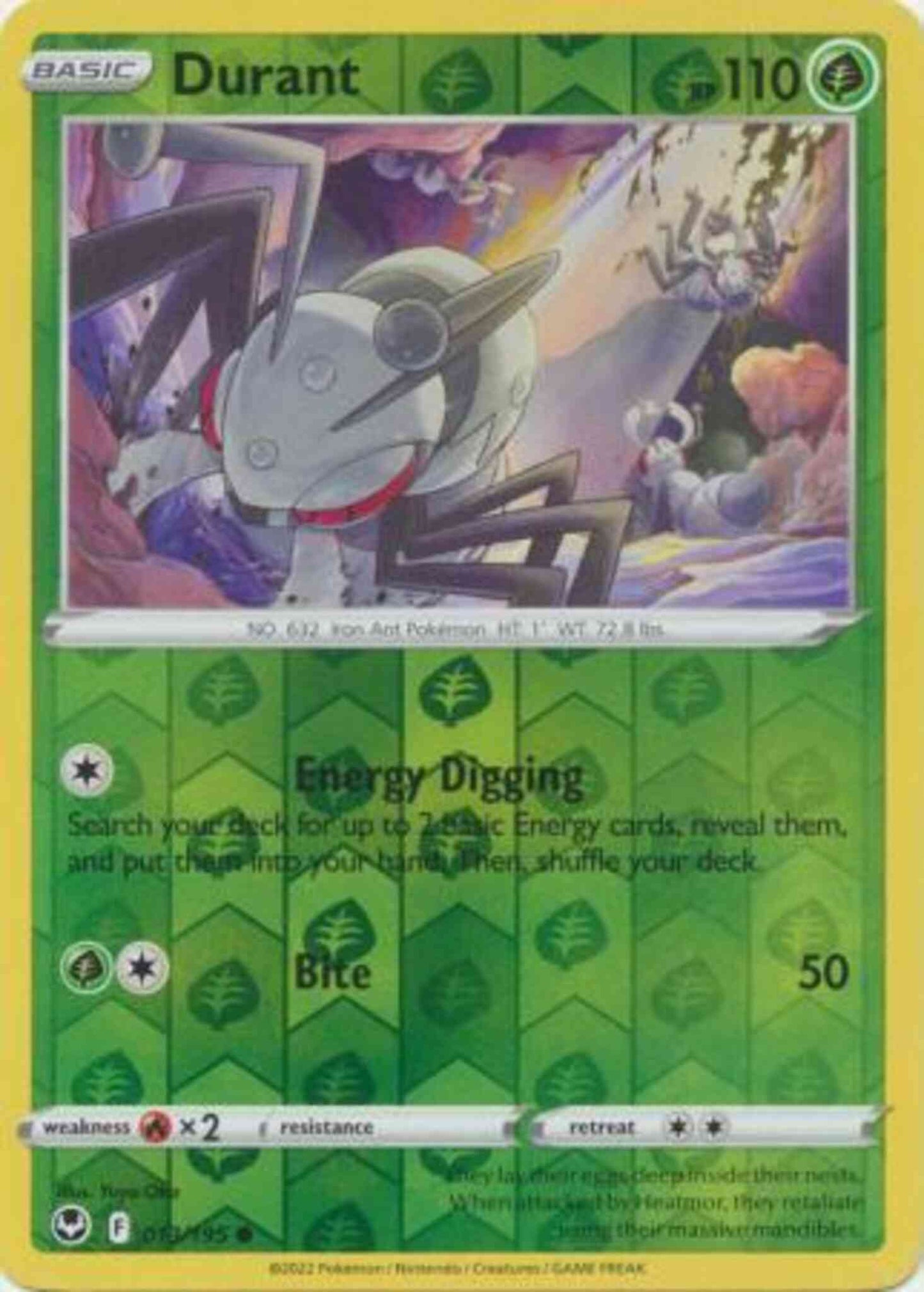 Durant - 013/195 - Common [swsh12-013] [Reverse Holo]