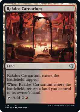 Rakdos Carnarium [226] [Dominaria United: Commander] [Non-Foil]